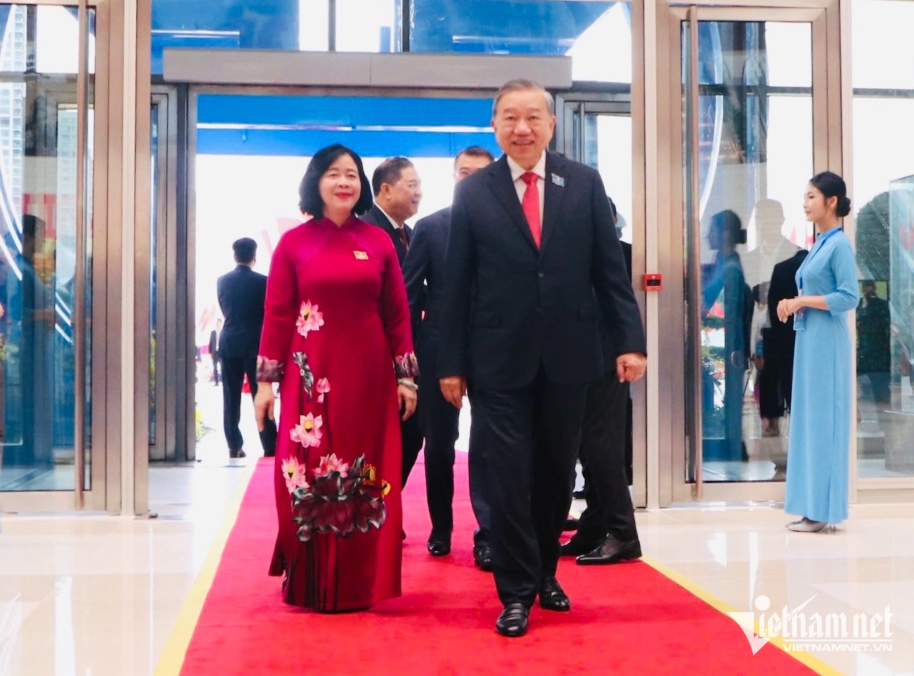 Tổng Bí thư Tô Lâm dự Đại hội Đảng bộ TP Hà Nội lần thứ 18.