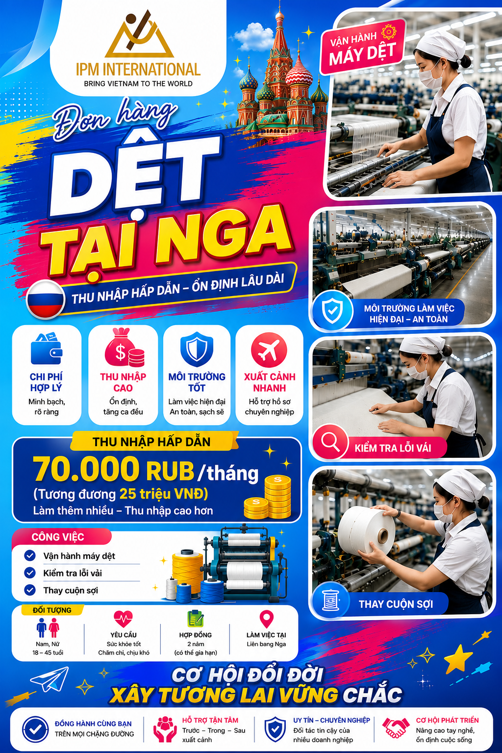 CHÚC MỪNG HỌC VIÊN IPM CHÍNH THỨC NHẬN CODE VISA LIÊN BANG NGA – DẤU MỐC MỚI TRÊN HÀNH TRÌNH VƯƠN RA THẾ GIỚI